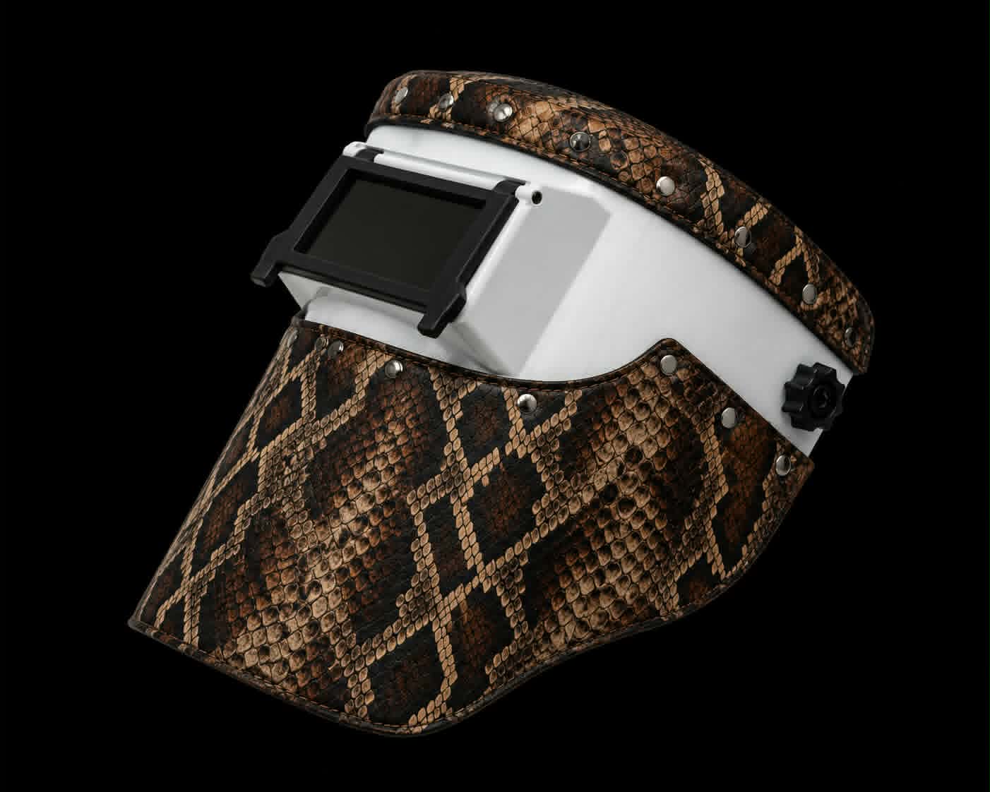 Copper Head Snake Skin Hood Bib Set