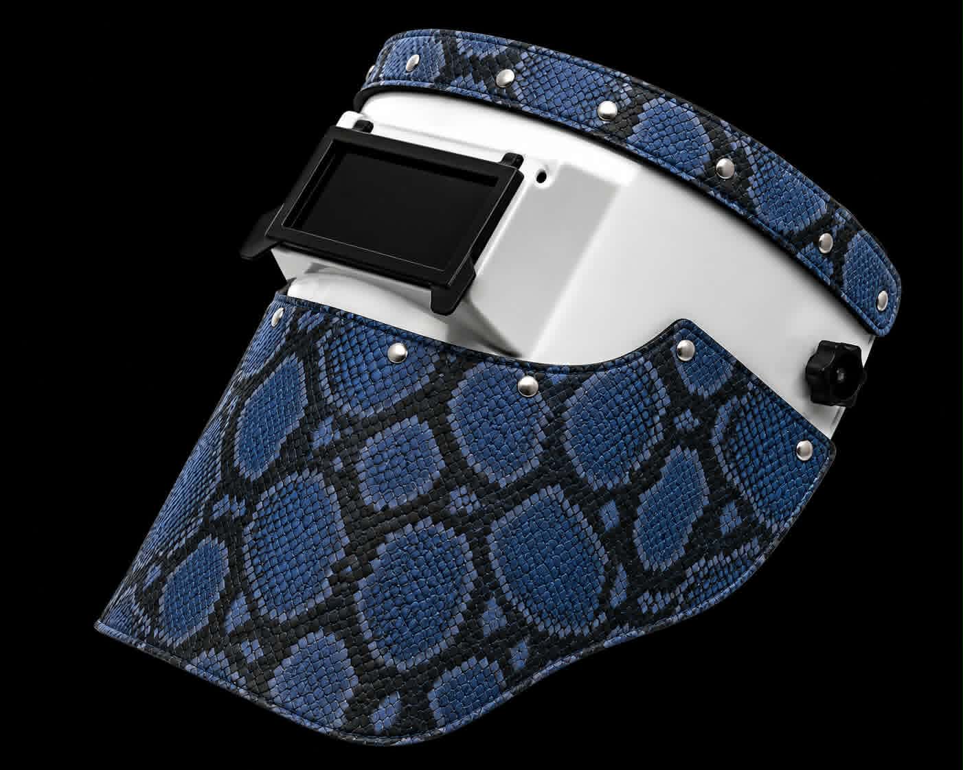 Sapphire Snake Skin Hood Bib Set