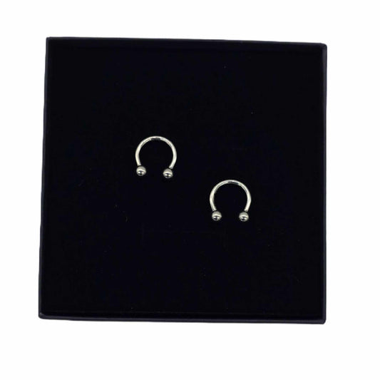 Titanium Horseshoe Barbell Rings - OfficialWeldLife.com