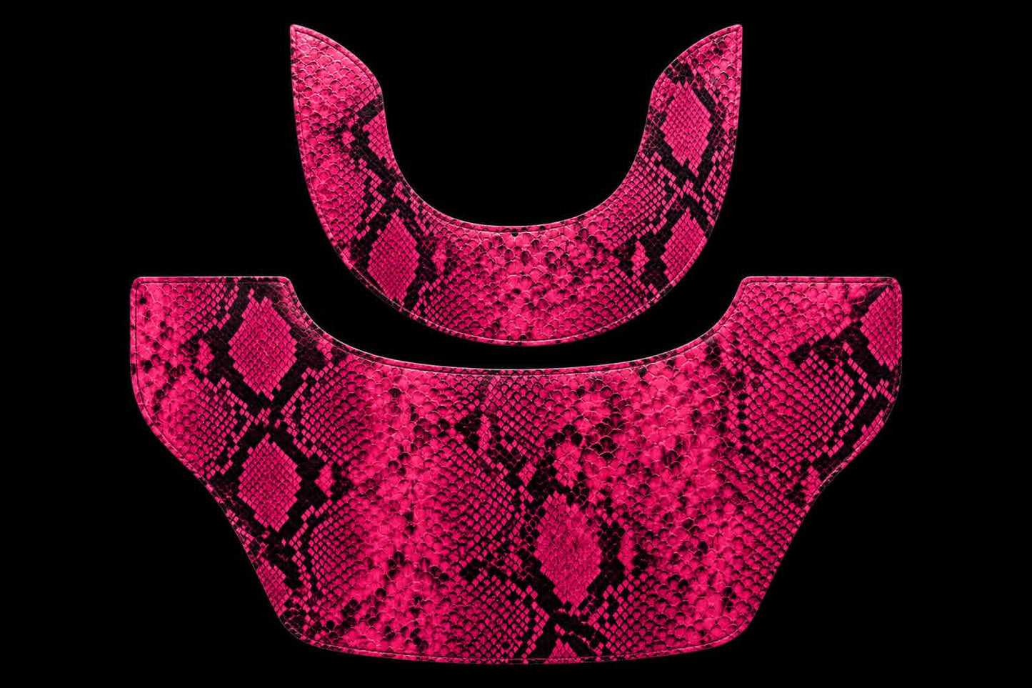 Desert Rose  Snake Skin Hood Bib Set