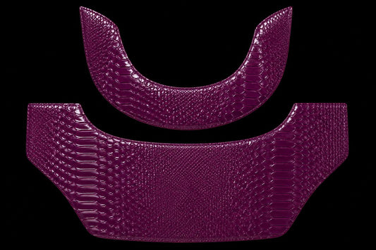 Imperial Plum Hood Bib Set