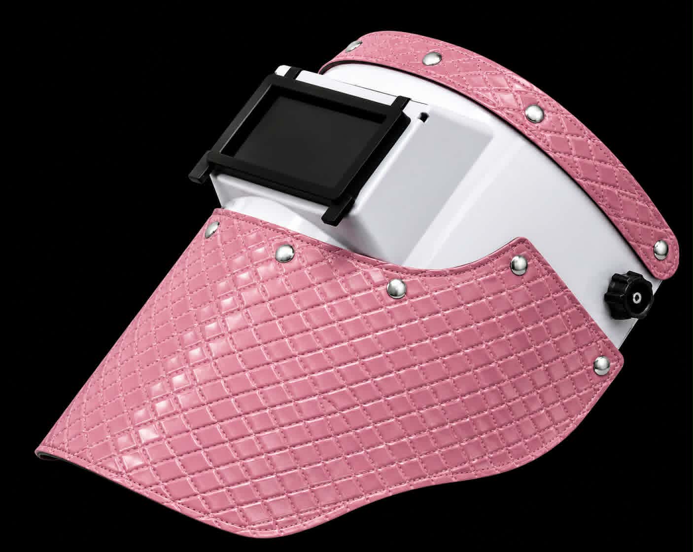 Pink Diamond Hood Bib Set