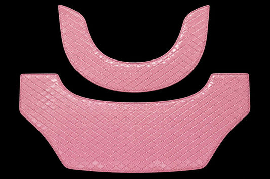 Pink Diamond Hood Bib Set