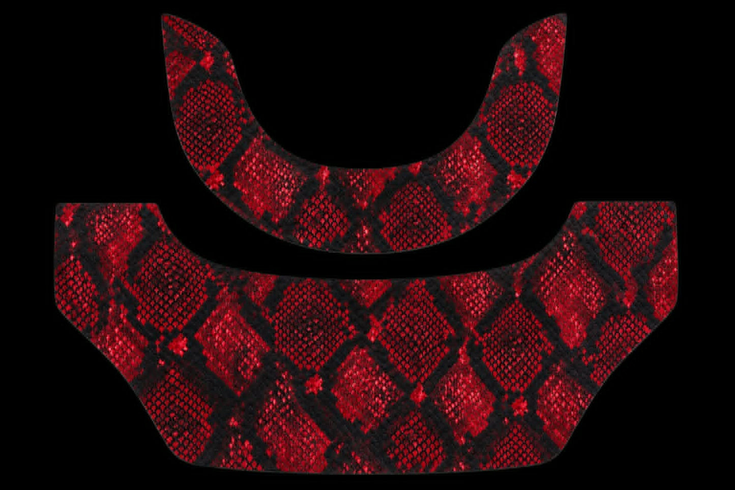 Fire Snake Skin Hood Bib Set