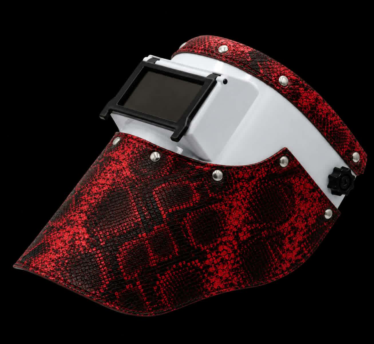 Fire Snake Skin Hood Bib Set